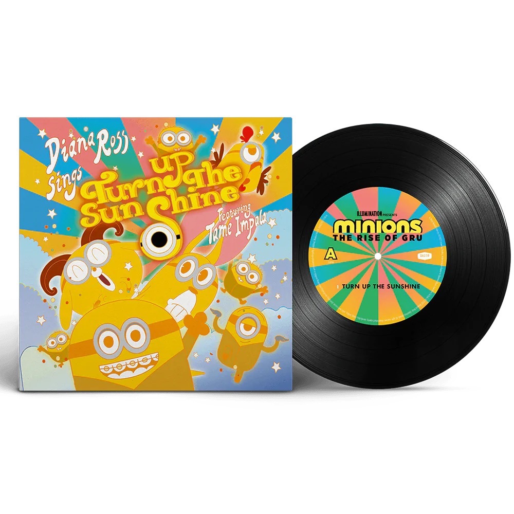 SEALED! Minions: The Rise of Gru - Turn Up the Sunshine 7” Vinyl